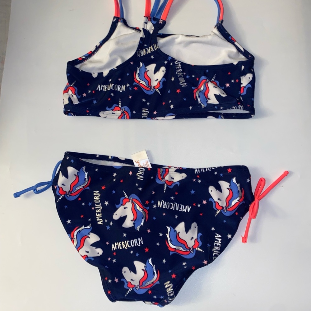 Kids Unicorn Swim Set - Navy